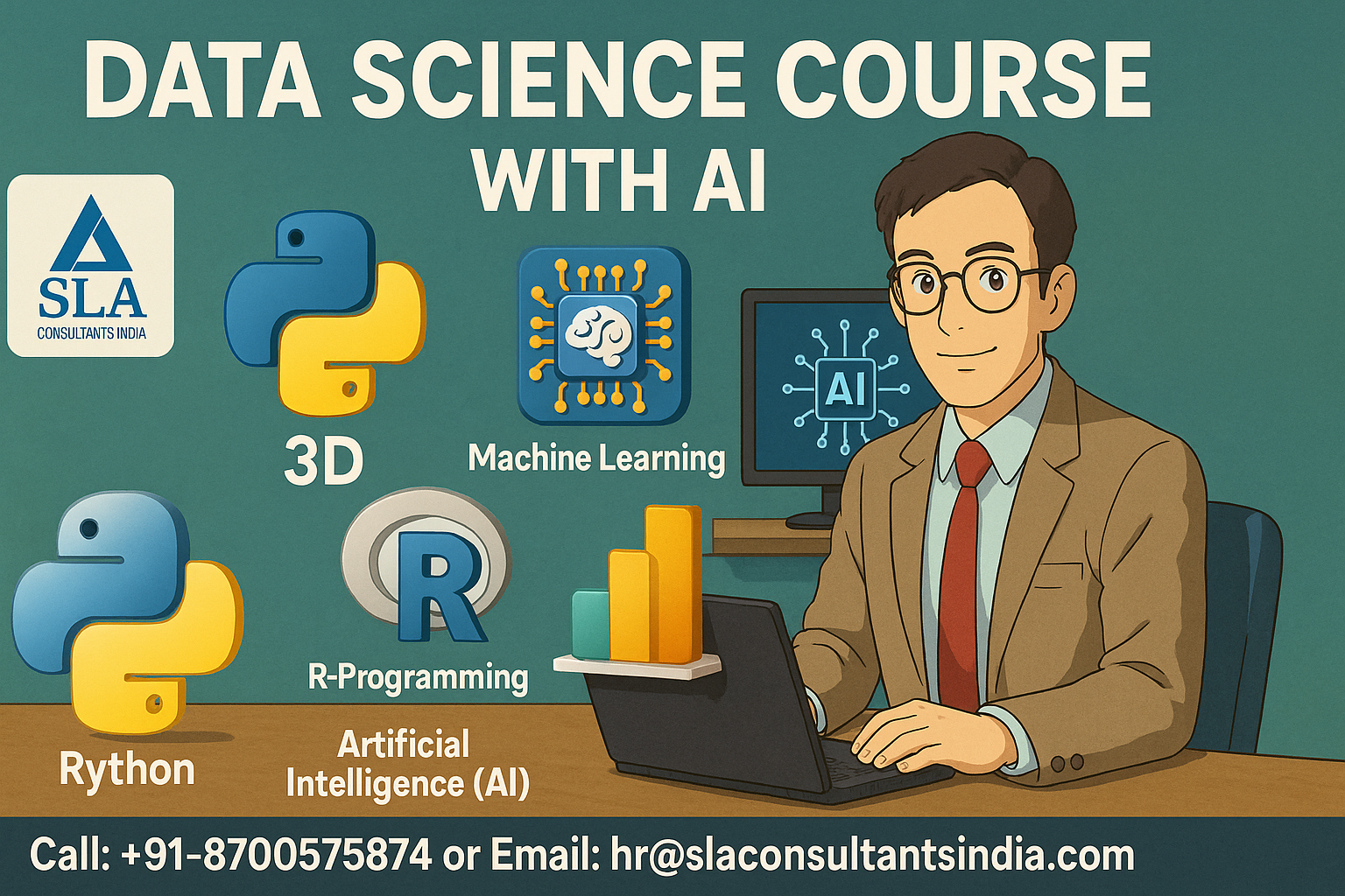 Python Data Science Certification Course, Update with AI Skills for 2026, by SLA Consultants Delhi, India,