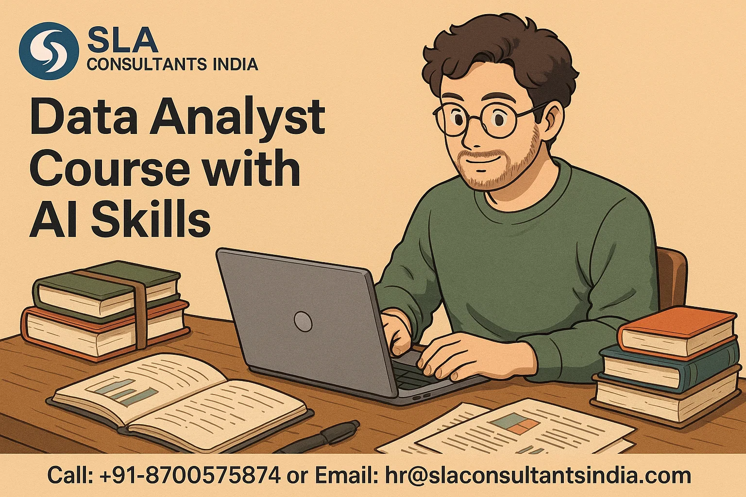 Data Analytics Course in Delhi (5-6 Months), Update with AI Skills for 2026, by SLA Consultants Delhi