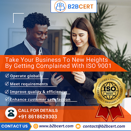 Get ISO 9001 Certification in Bangalore – B2BCert