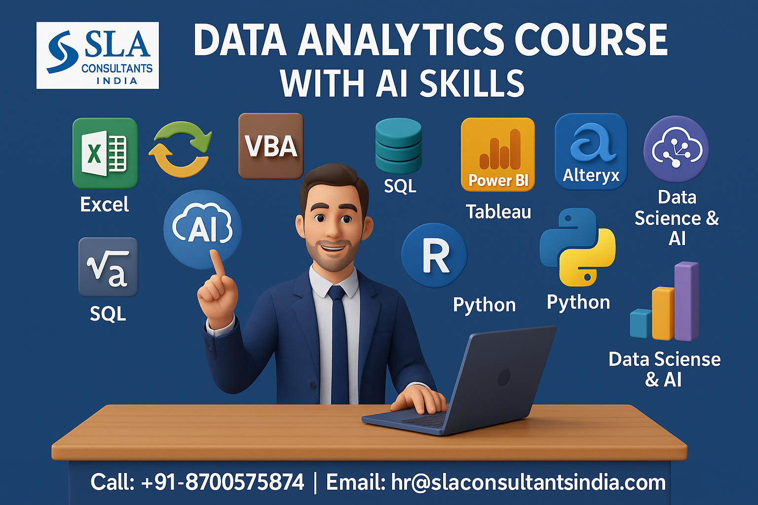 Business Analyst Certification Course in Delhi, 110037. Best “Online Business Analysis Course” in Indore by IIT Faculty , [ 100% Job in MNC] “New Year Offer 2026”, Learn Excel, VBA, MIS, Tableau, Power BI, Python Data Science and Dundas BI, Top Training Institute in Delhi NCR – SLA Consultants India,