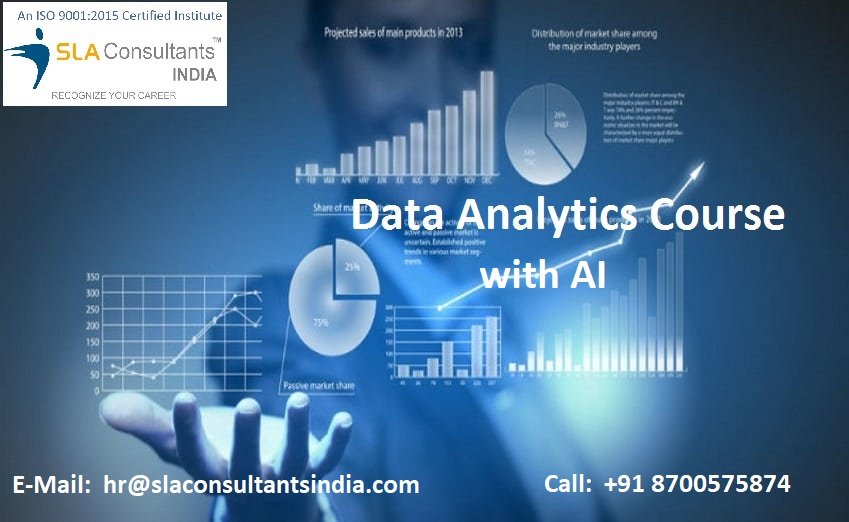 Data Analyst Training & Certification Course in Delhi, Get Free R Programming, Alteryx & Gen AI with IBM Certification Support, Get Certified, Skilled & Placed by SLA Consultants India